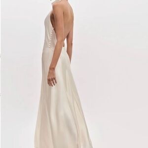 Reformation Roy Satin Dress